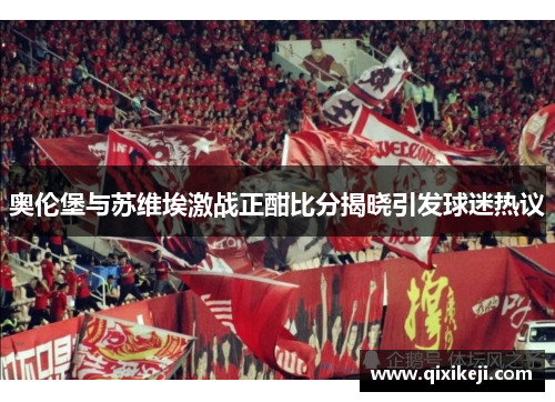 奥伦堡与苏维埃激战正酣比分揭晓引发球迷热议